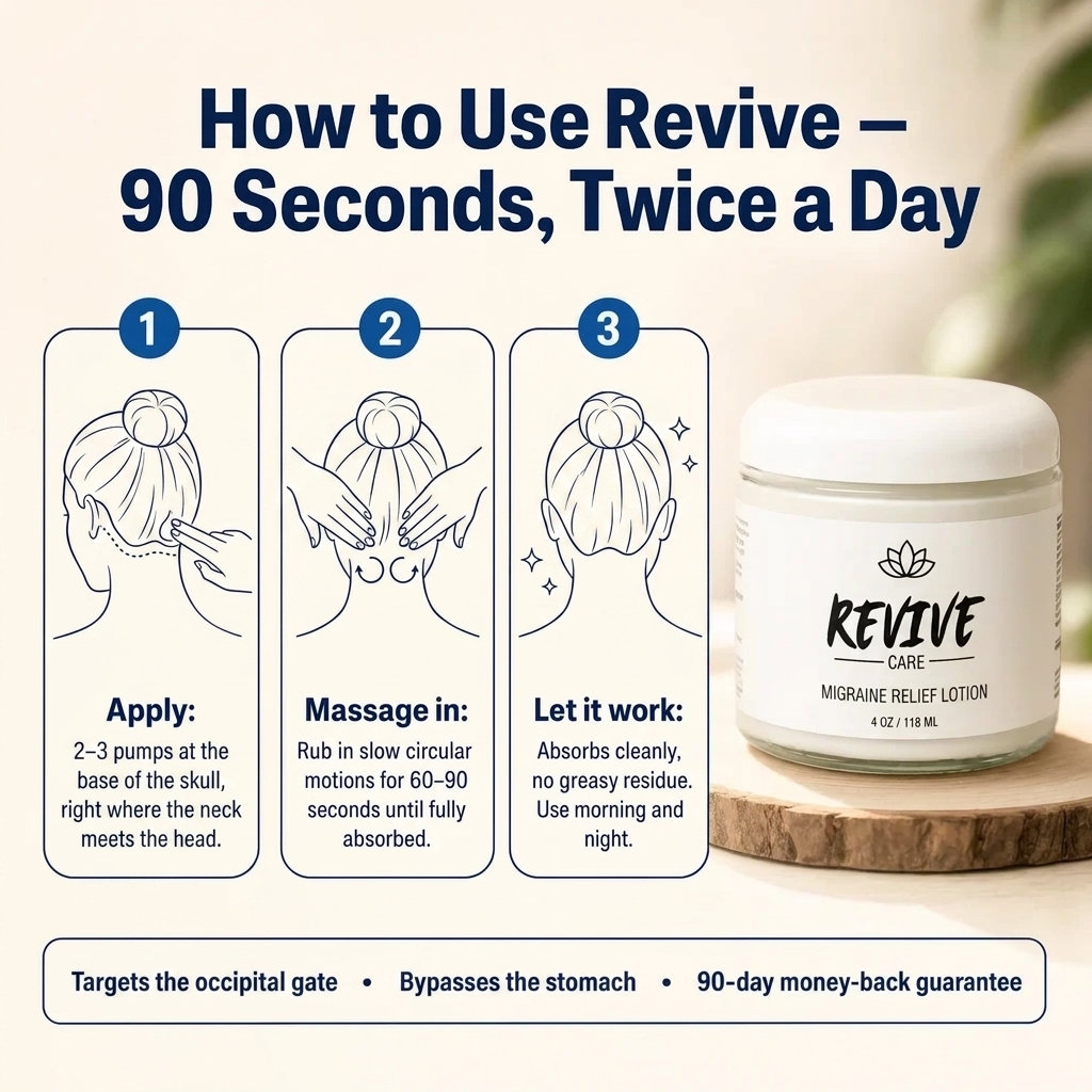 Revive Migraine Relief Lotion